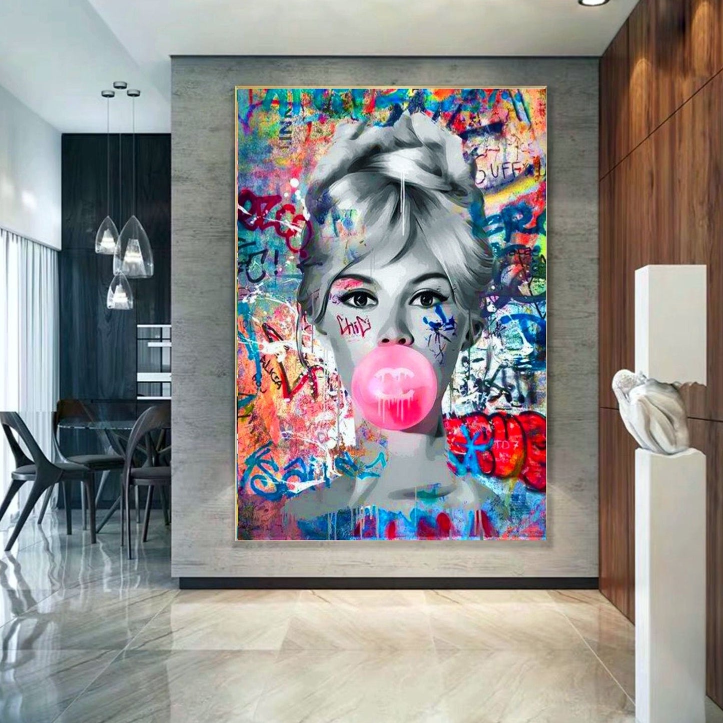 Brigitte Bardot & Audrey Hepburn Set of 2 Bubble Gum