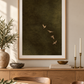 Gilded Wings: Mounted print in dining room