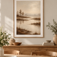 Stillwater Reverie: Mounted print in dining room