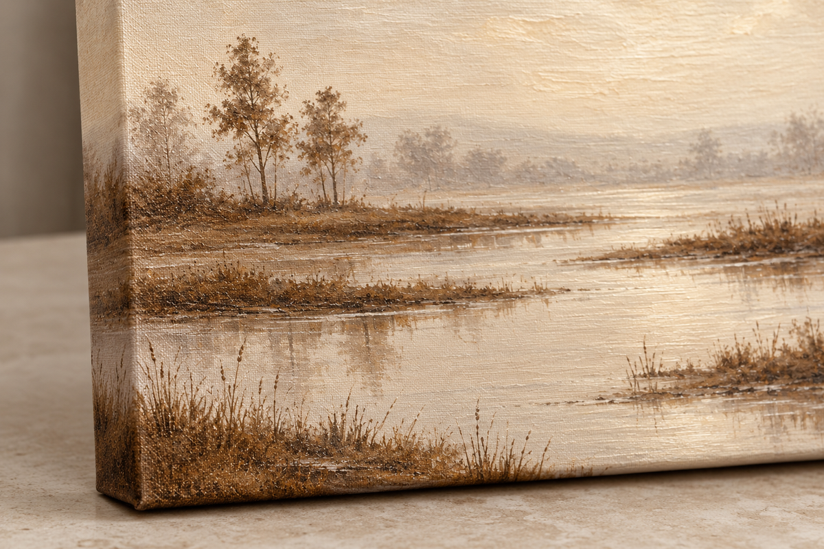 Stillwater Reverie: Canvas detail