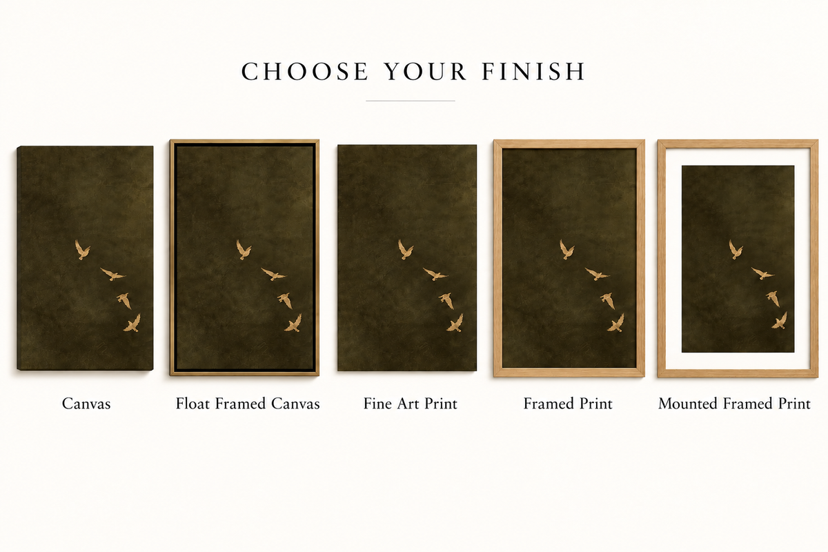 Gilded Wings: Choose your finish