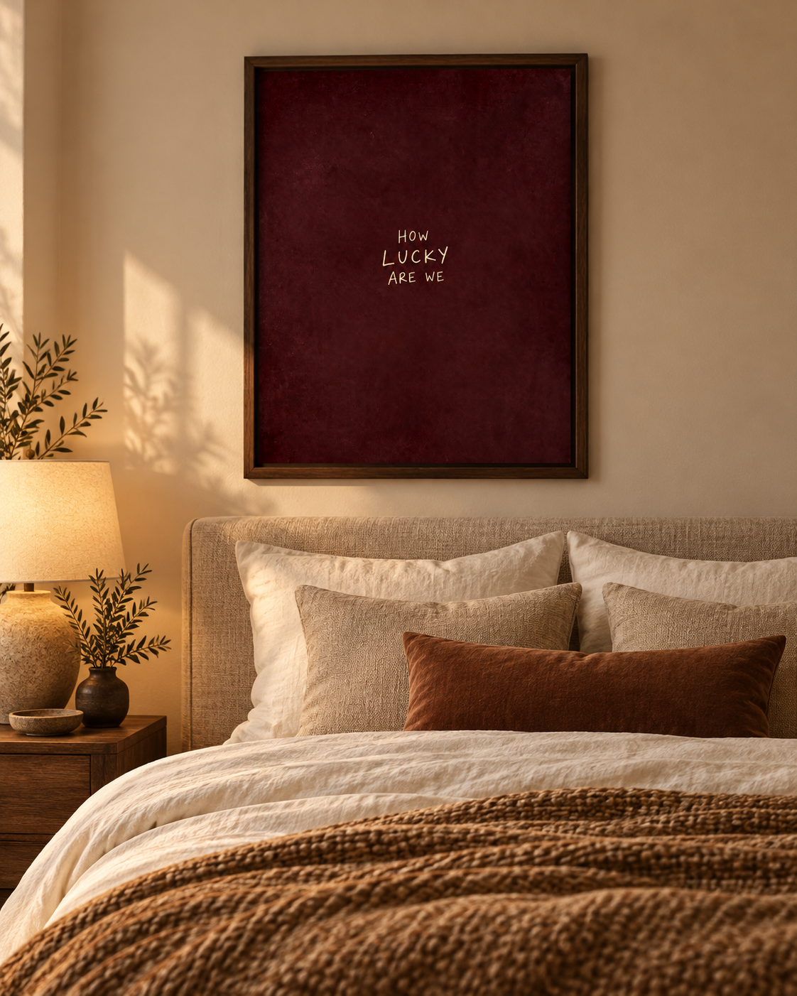 How Lucky Are We: Bedroom