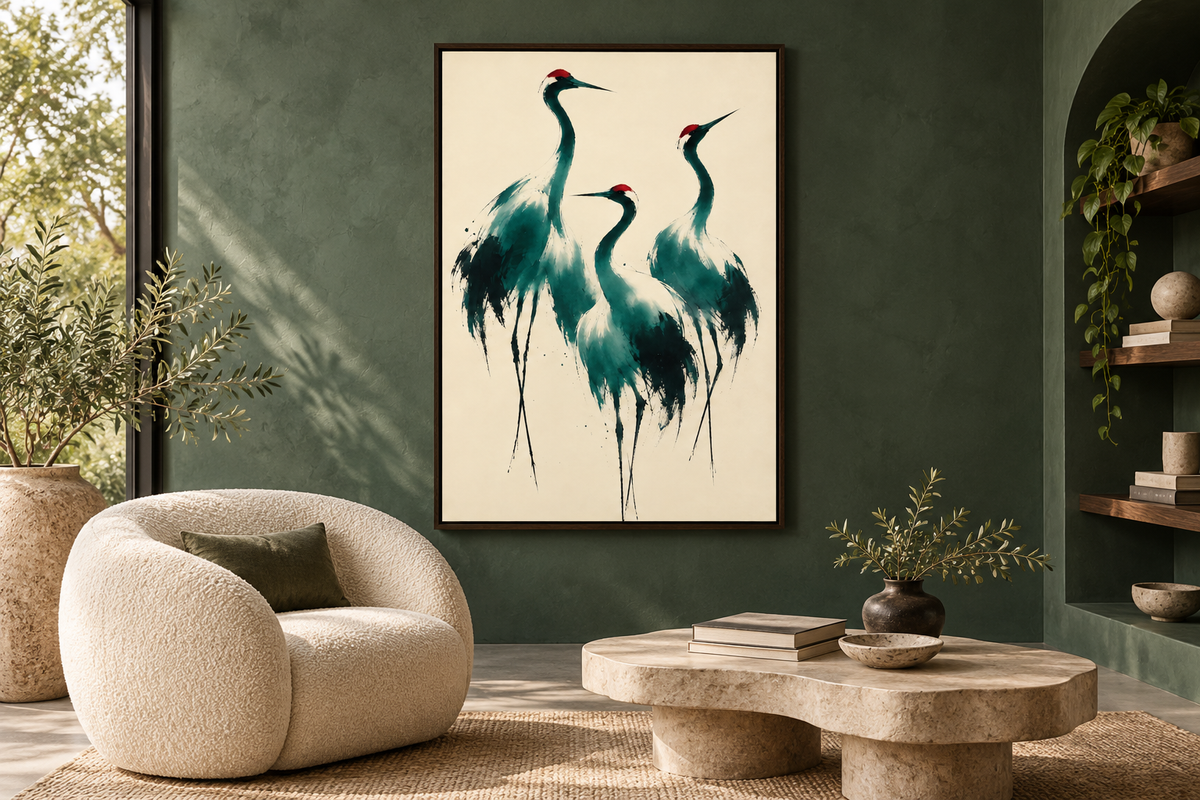 The Crane Gathering: Living room hero