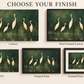 Choose your finish guide with canvas and framed print options
