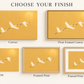 Choose your finish guide for canvas and framed print options