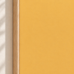 Close-up of light wood float frame and smooth golden canvas colour