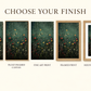 Wildflower artwork choose your finish guide