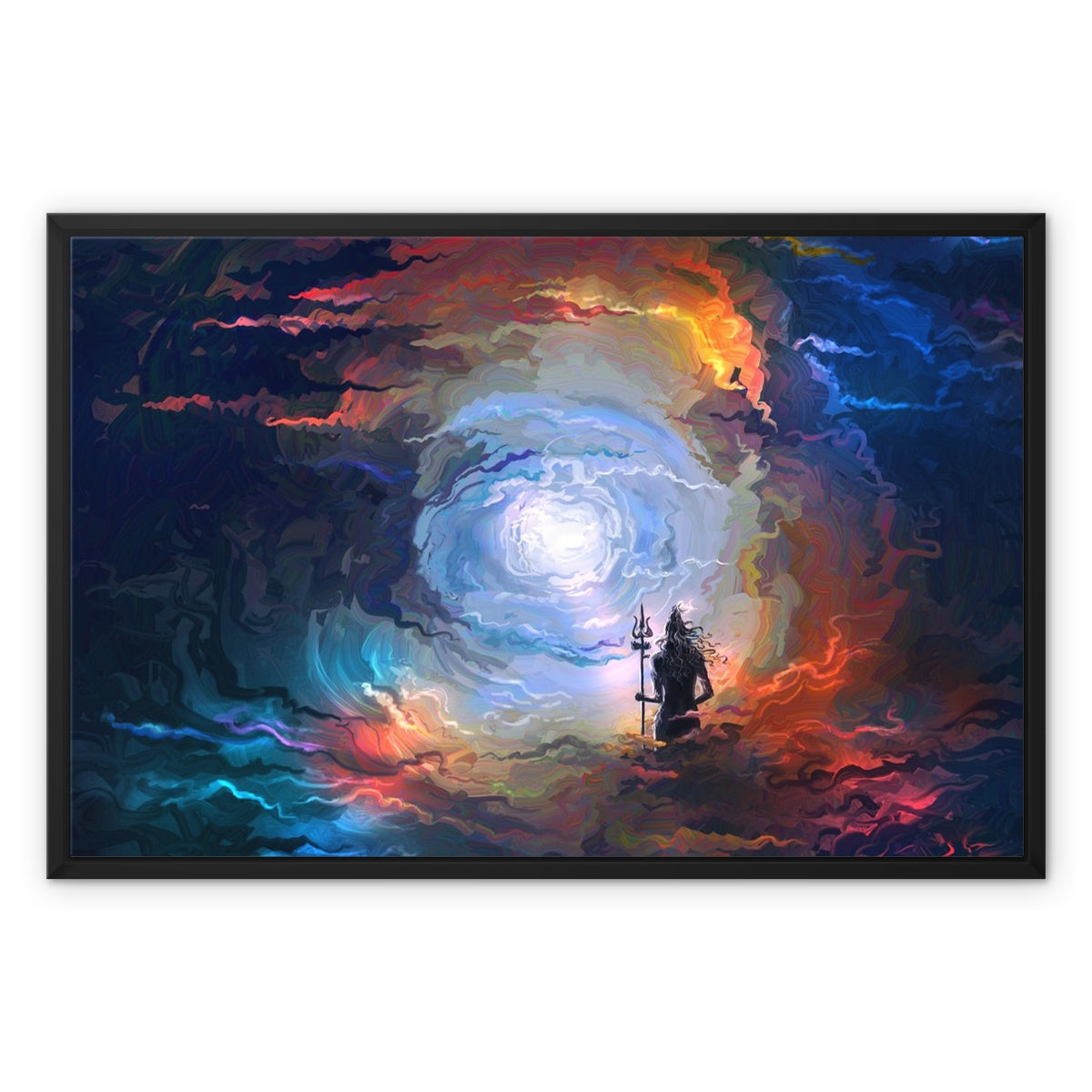 Natraj Lord Shiva - Indian Religious Painting - Canvas Prints by Shiva |  Buy Posters, Frames, Canvas & Digital Art Prints | Small, Compact, Medium  and Large Variants