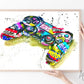 PlayStation Controller Graffiti