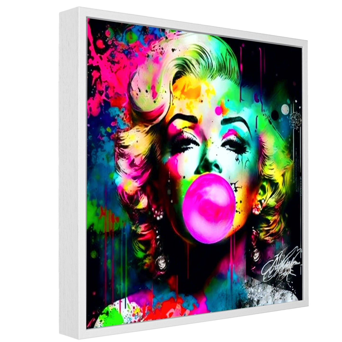 Marilyn Monroe Colourful Pink Bubble Gum