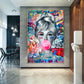 Brigitte Bardot & Audrey Hepburn Set of 2 Bubble Gum