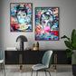 Brigitte Bardot & Audrey Hepburn Set of 2 Bubble Gum