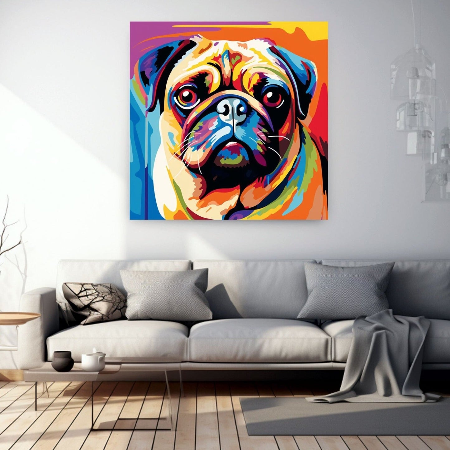 Colourful Pug