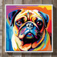 Colourful Pug
